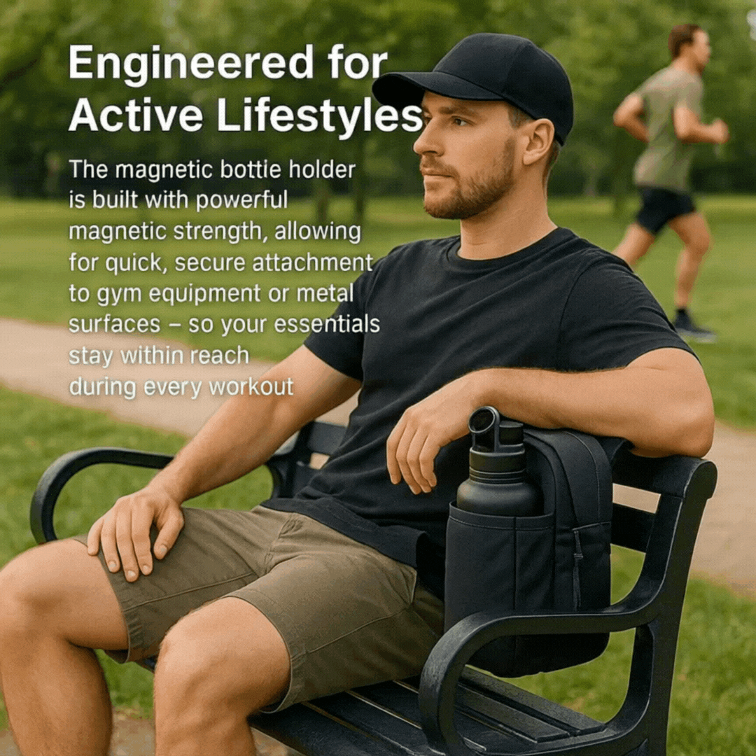 SnapHydro™ – Magnetic Bottle Holder